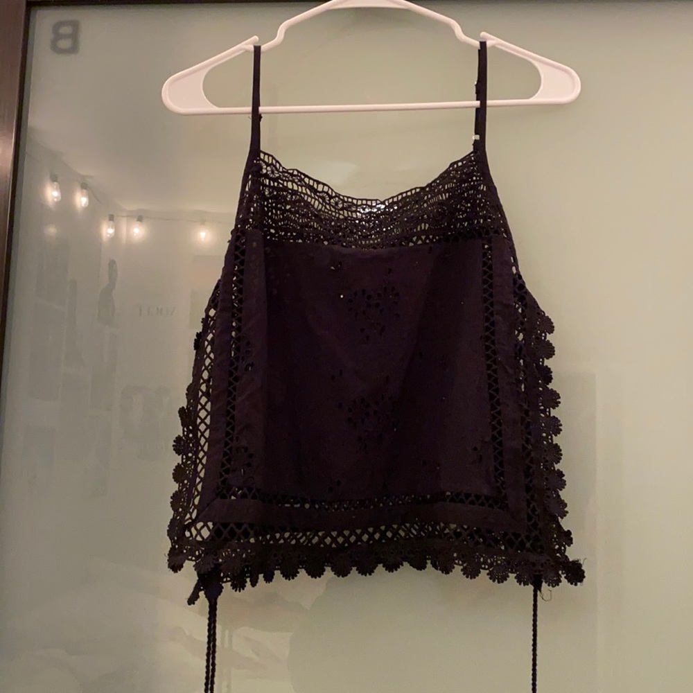 Free people black top!